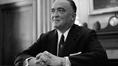 J. Edgar Hoover, Direktor des FBI 1935 - 1972 © Associated Press/Dan Grossi / picture alliance