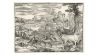 Boldrini, Niccolo; 1500 Vicenza - 1566 Venedig. "Große Gebirgslandschaft (Landschaft mit Kuhhirtin/Landschaft mit Melkerin)". - Holzschnitt, um 1550. Berlin, Sammlung Archiv für Kunst und Geschichte. (Quelle: dpa/akg-images)