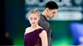 Kurzprogramm von Minerva Hase und Nikita Volodin bei der Eiskunstlauf-WM in Montreal (Quelle: IMAGO / AFLOSPORT)