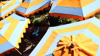Schlemmen unterm Sonnenschirm, Foto: Colourbox