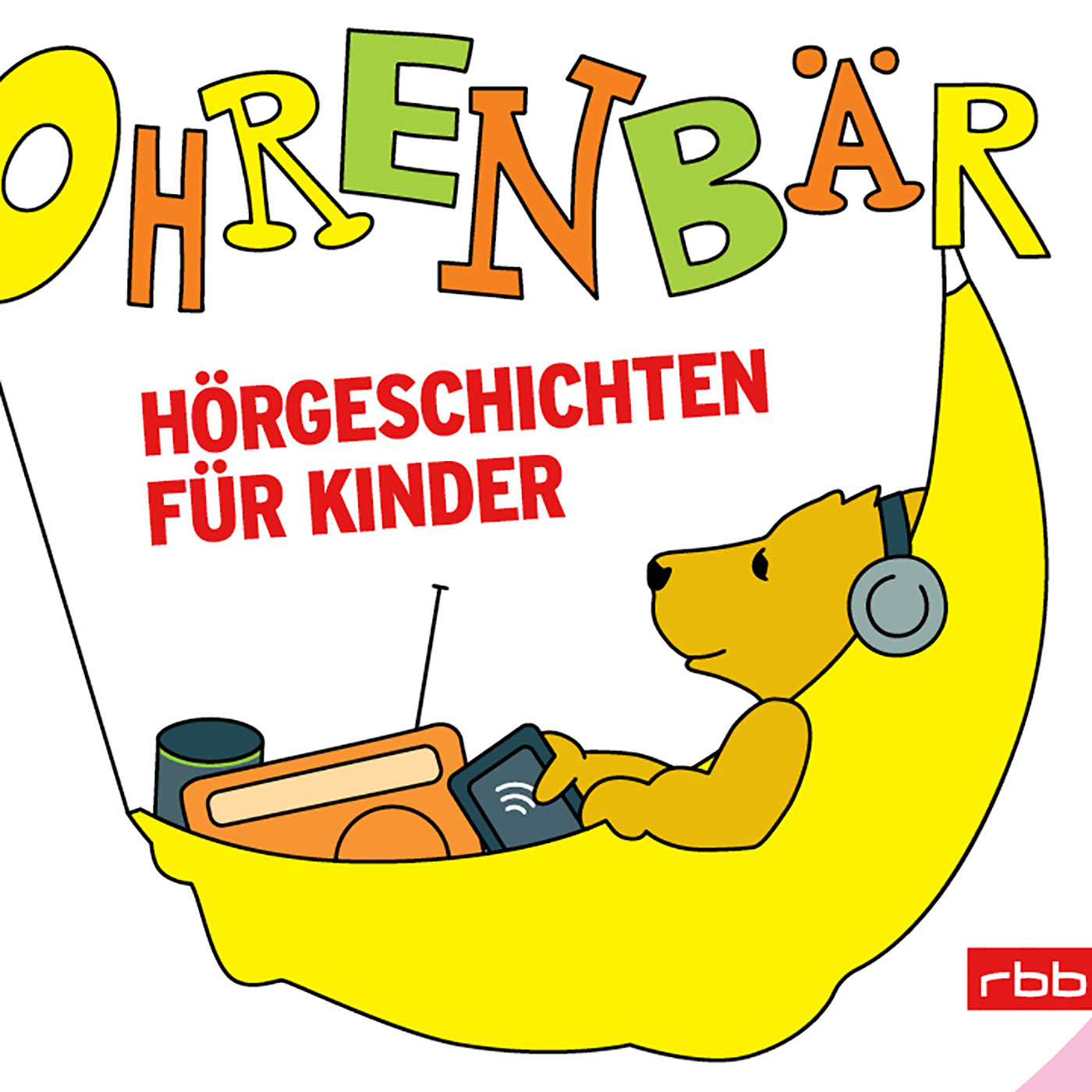 Logo vom "Ohrenbär" bei rbb Kultur