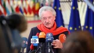 Luxemburgs Außenminister Jean Asselborn nach einem Treffen der EU-Außenminister in Brüssel