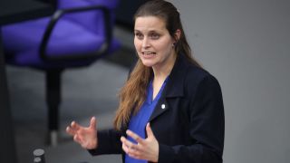 Maja Wallstein, SPD, wÃ¤hrend einer Rede im Bundestag (Bild: picture alliance/dts-Agentur )