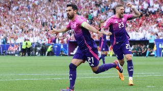 Torjubel zum 2:0 durch Ilkay GÃ¼ndogan beim EM-Spiel von Deutschland gegen Ungarn (Bild: picture alliance/dpa/Revierfoto) 