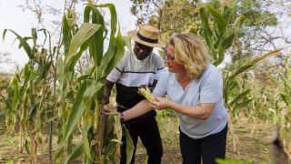 Svenja Schulze (SPD), Bundesministerin fuer wirtschaftliche Zusammenarbeit und Entwicklung besucht die agraroekologische Ausbildungsstaette Centre Beo-Noree in Beo-Noree