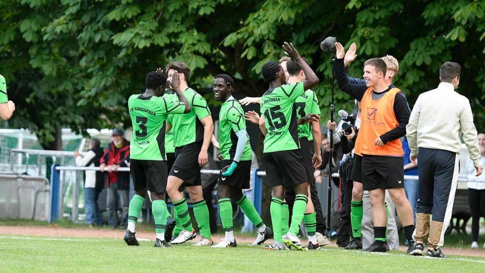 Der Verein SV Concordia Nowawes 06 setzt sich für diskriminierungsfreien Fußball ein © rbb/Jan Kuppert