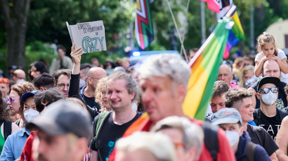 Pride Parade Berlin. Bild: Annette Riedl/dpa