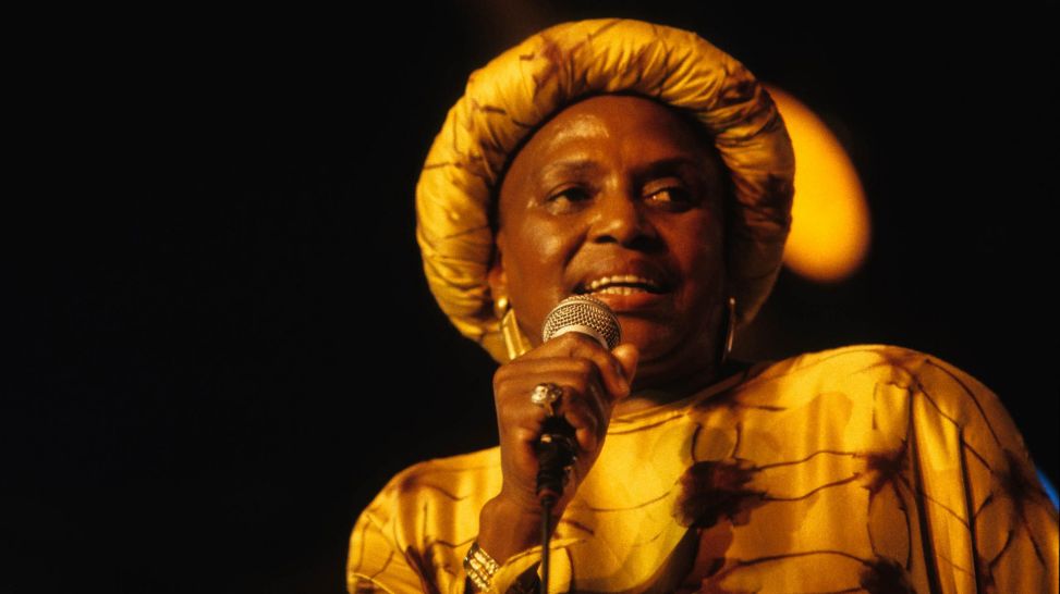 Miriam Makeba live in Concert 1984, Foto: picture-alliance / jazzarchiv | Hardy Schiffler