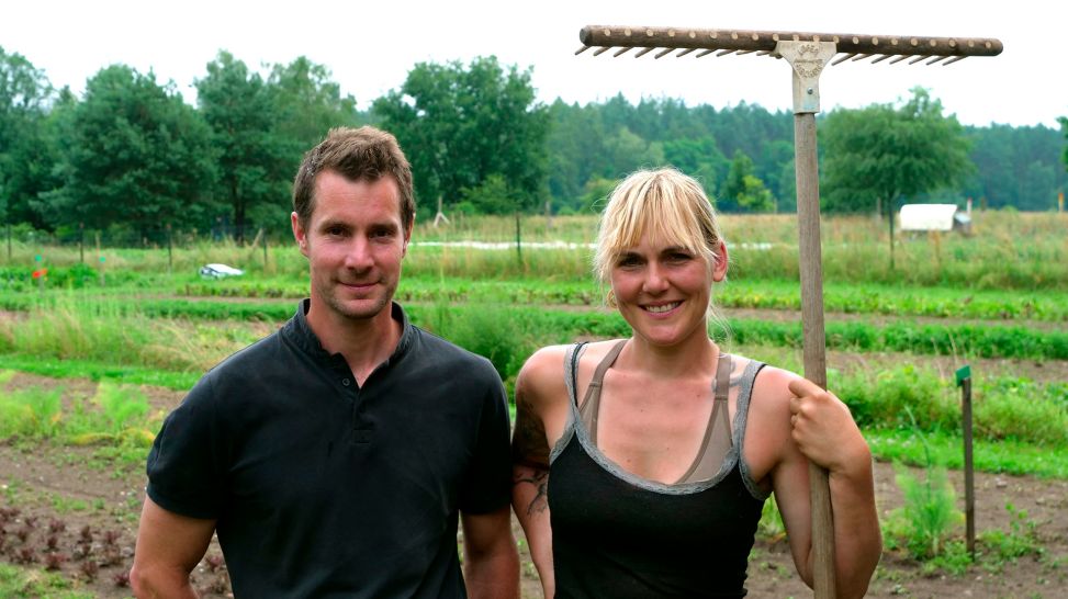 Philipp und Lena Adler, Gemüsebauern in Altglobsow (Bild: rbb/Stefanie Otto/Felix Krüger)