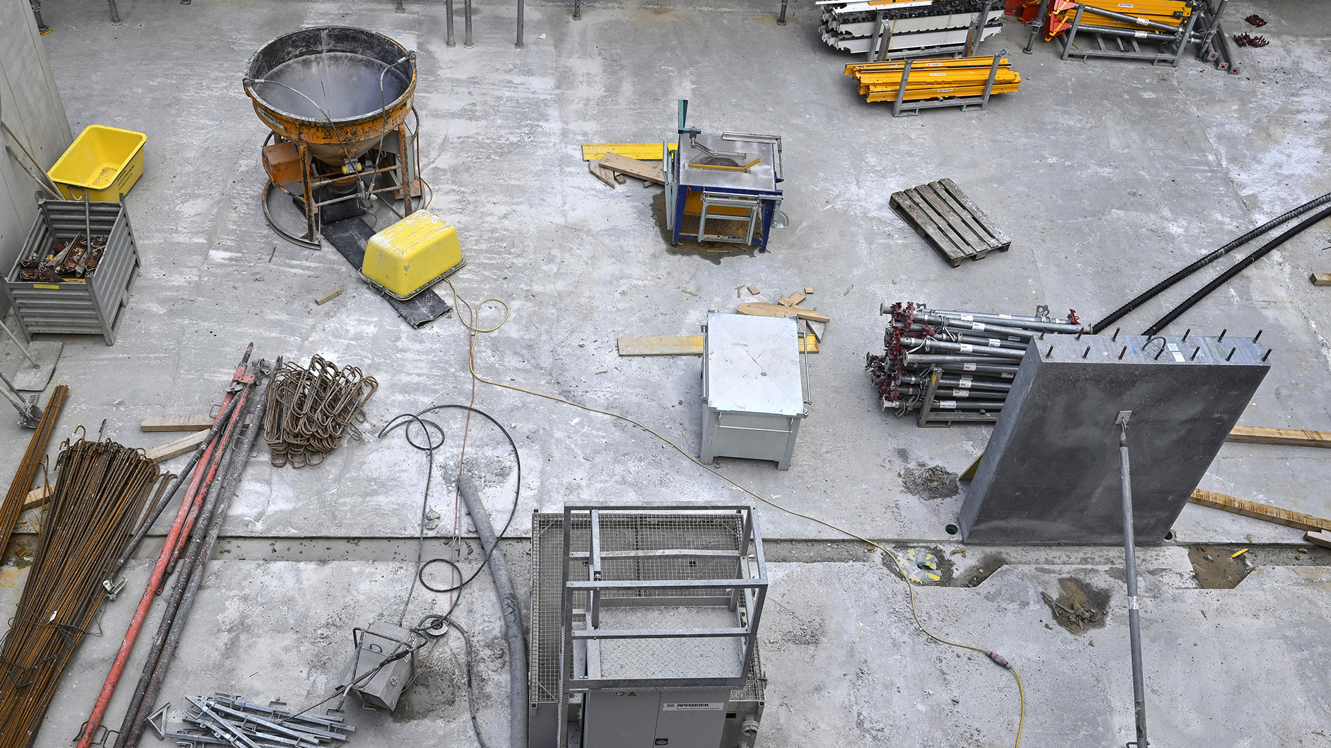 Symbolbild: Eine Baustelle. (Quelle: dpa/Pius Koller)